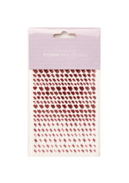 Red Hearts & Twinkles Studio Nail nalepke