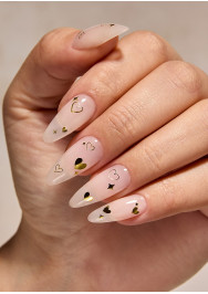 Gold Hearts & Twinkles Studio Nail nalepke